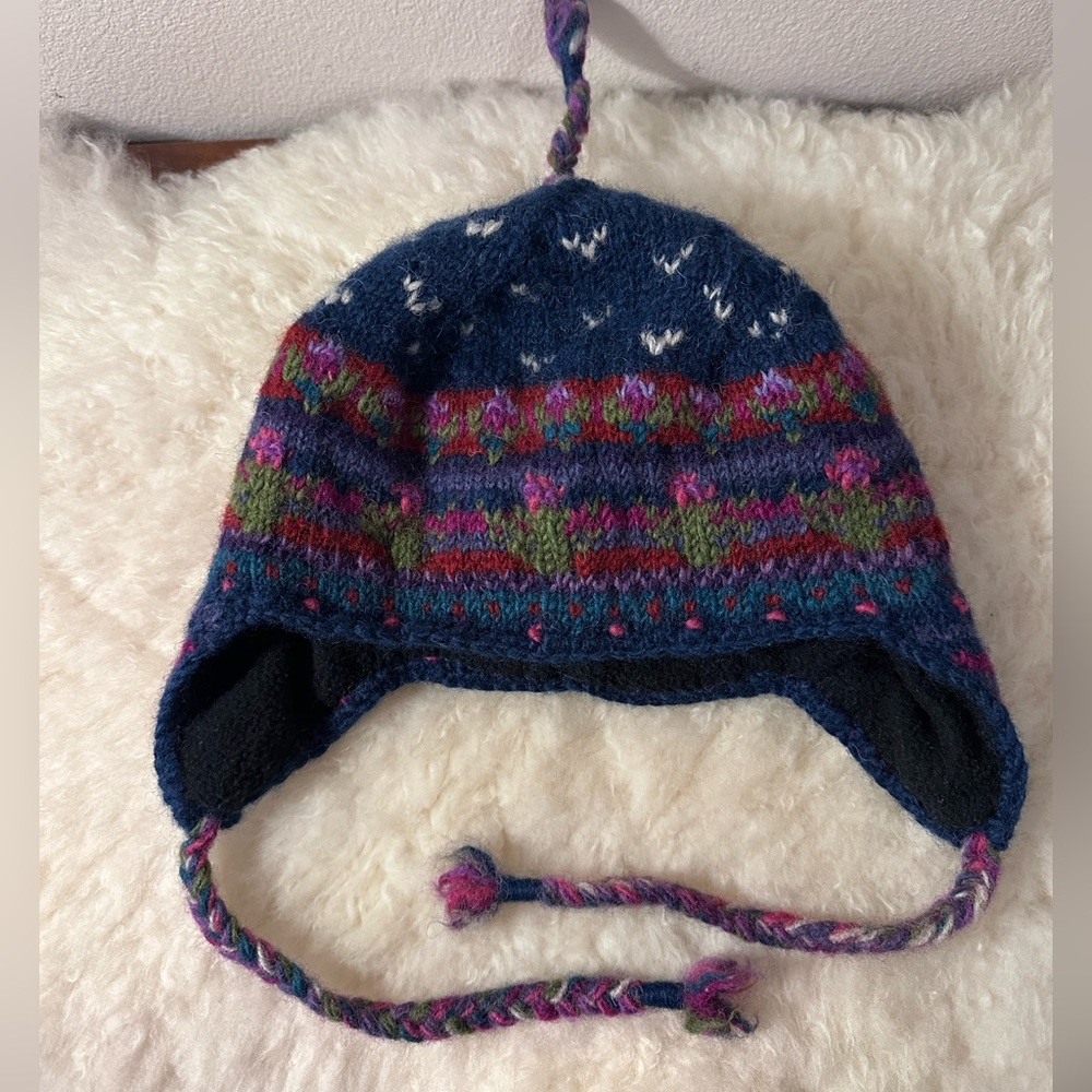 Colorful Knit Kids Winter Hat